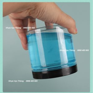 HŨ NHỰA PET NẮP NHÔM ( NHỰA )VẶN ĐK 89 500ML