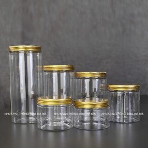 HŨ NHỰA PET NẮP VẶN