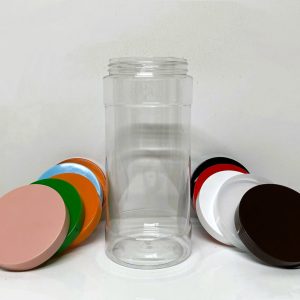 HŨ NHỰA PET NẮP NHÔM (NHỰA) VẶN ĐK 89 - 1500ML NGẤN
