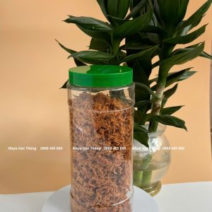 HŨ NHỰA PET NẮP NHÔM (NHỰA) VẶN ĐK 89 - 1500ML NGẤN