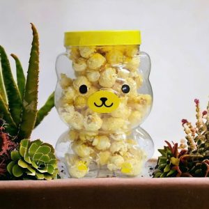 HŨ NHỰA PET NẮP NHÔM (NHỰA) VẶN ĐK 89 - LỌ GẤU 1100ML