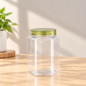 HŨ LỤC GIÁC (6 CẠNH) 450ML - ĐK 68
