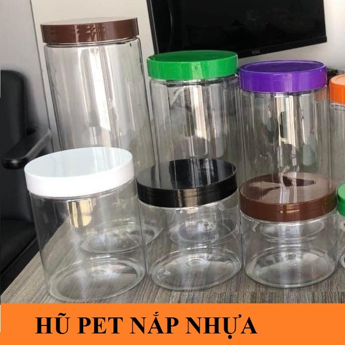HŨ NHỰA PET NẮP NHÔM ( NHỰA ) VẶN ĐK 89 400ML