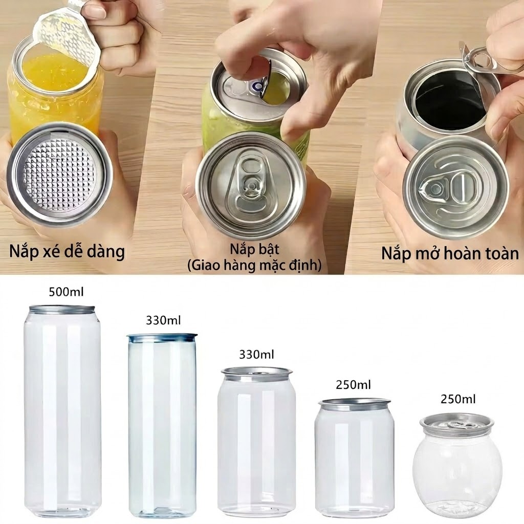 Hũ nhựa đựng yến, tổ yến chưng: chọn bao bì sang trọng, an toàn