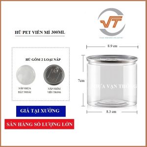 HŨ PET VIỀN MÍ - DUNG TÍCH 300ML