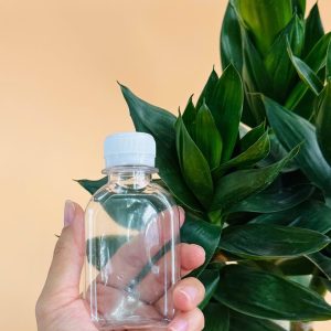 Chai nhựa Pet Vuông dẹt dung tích 100ml đựng cà phê muối