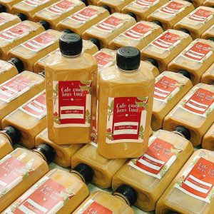 Chai dẹt 8 cạnh 330ml chai nhựa đẹp đựng đồ uống