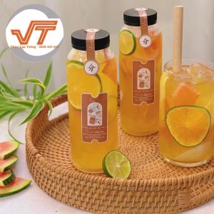Chai tròn miệng rộng phi 42 dung tích 330ml