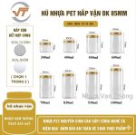 HŨ NHỰA PET ĐƯỜNG KÍNH 85MM