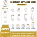 HŨ NHỰA PET ĐƯỜNG KÍNH 70MM