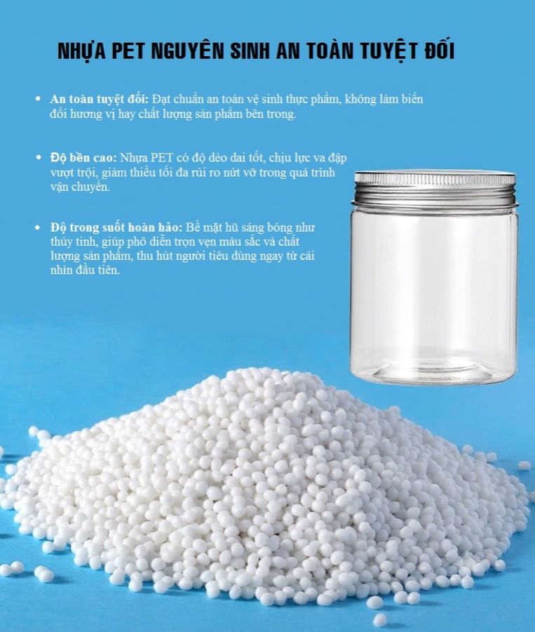 Hũ nhựa PET nắp vặn Vạn Thông – hình 1