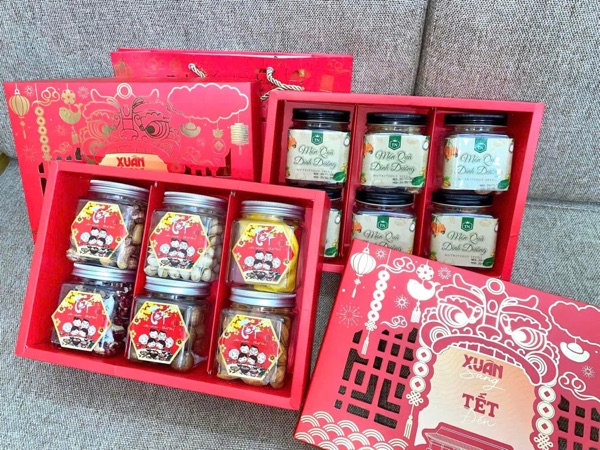 Bao bì mứt Tết