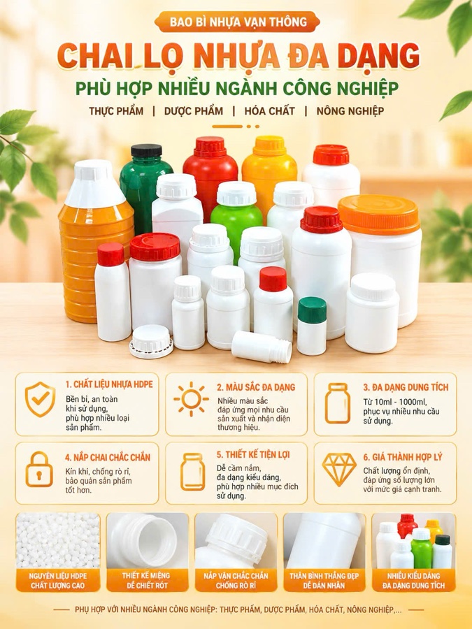 Chai nhựa HDPE Vạn Thông – hình 2