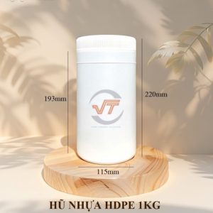 HŨ NHỰA HDPE 1KG