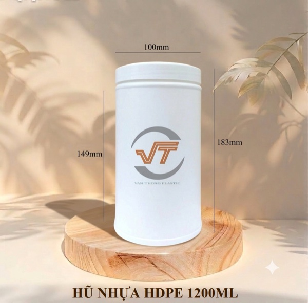 Hũ nhựa HDPE Vạn Thông – hình 700gr