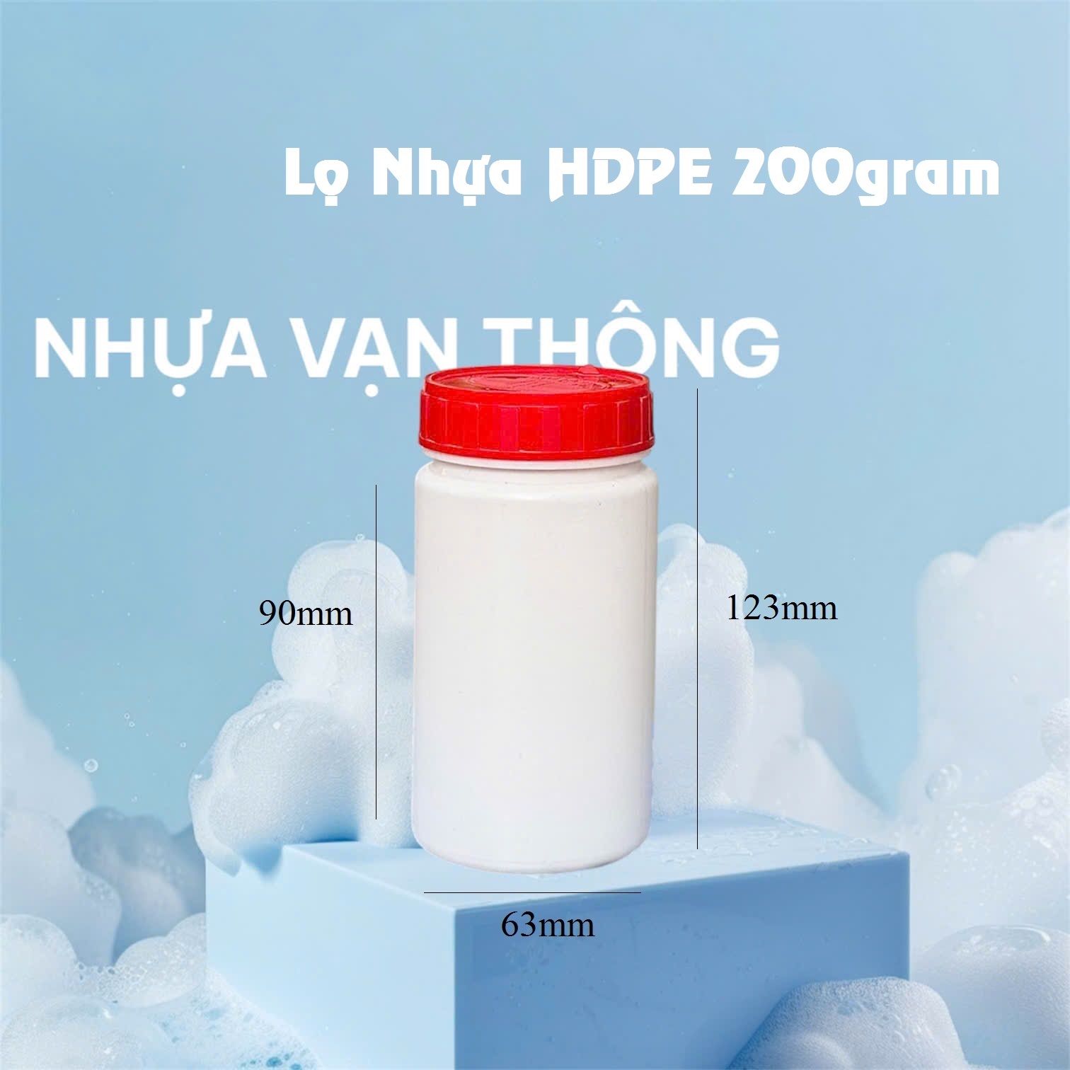 hu-nhua-hdpe-200g Hũ Nhựa HDPE 200gram - Ảnh 1