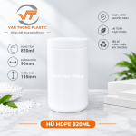 Hũ Nhựa HDPE 400gram ( 820ml )