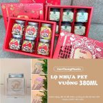 Hũ nhựa PET vuông 380ml – Lựa chọn của những set quà