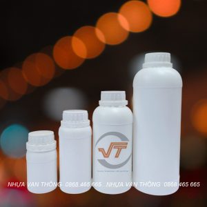 Chai nhựa HDPE đựng hóa chất cổ chai 39mm